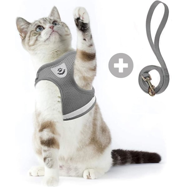 Cat Harness Anti-escape Puppy Harness Soft Rabbit Harness with Le