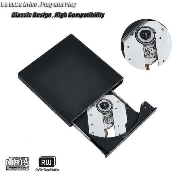 Eksternt USB-drev, DVD-drev, alt-i-én-maskine, CD-brænder
