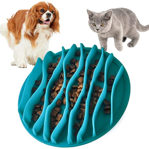 Anti Glutton Bowl for Cat, Anti Glutton Dog Bowl, Slow Feeding Bo