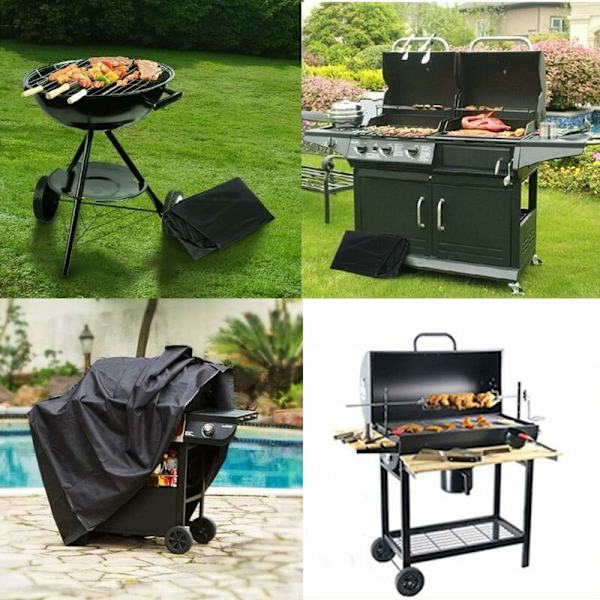 1PC Grilltrekk Grilltrekk Grillbeskyttende presenning Anti-U