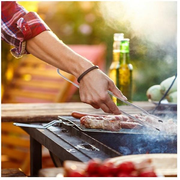 Rullande grilltång, inomhus- och utomhusmatlagningsredskap, vändbar BB