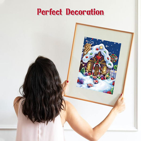 Juldiamantmålning Komplett set, Diamantbroderi Jul
