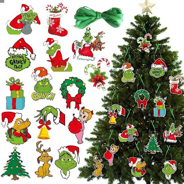 Greenwich julgranshängare 32-pack julgransdekoration, C
