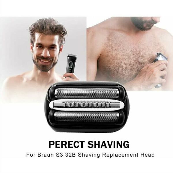 32B S3 Reservedeler Elektrisk Barberhode Tilbehør for Braun Ser
