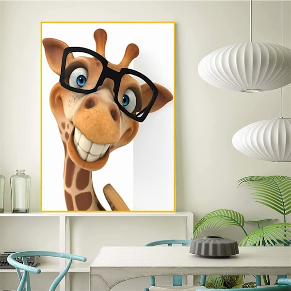 (Giraff 30x40 cm) 5D Diamantmålningssatser för vuxna barn, full