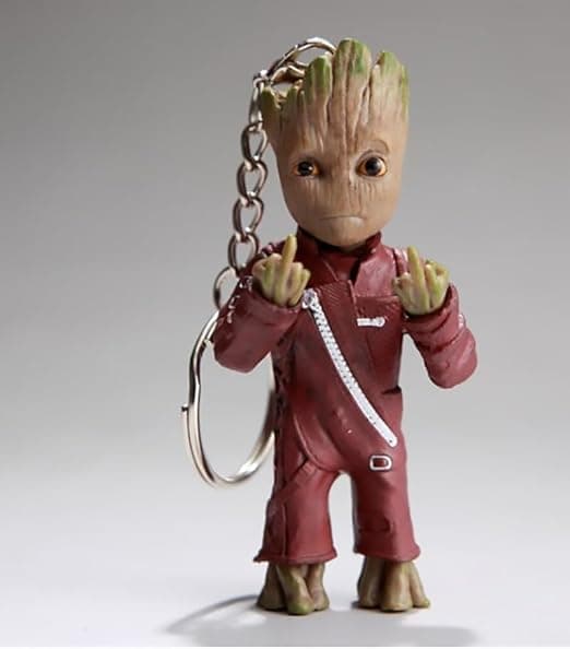 Mini Baby Groot -avaimenperä - Hahmoavainperä, klassinen elokuva