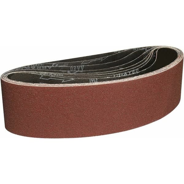 Slibebånd 100x915 mm-8 stk. 80 Grit Slibebånd til San