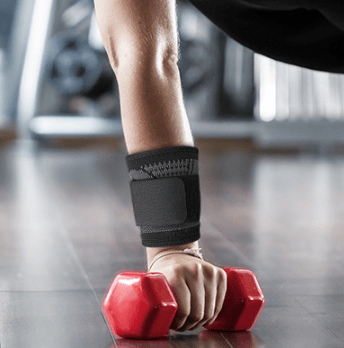 Sorte og grå armbånd, elastiske armbånd til mænd og kvinder, b