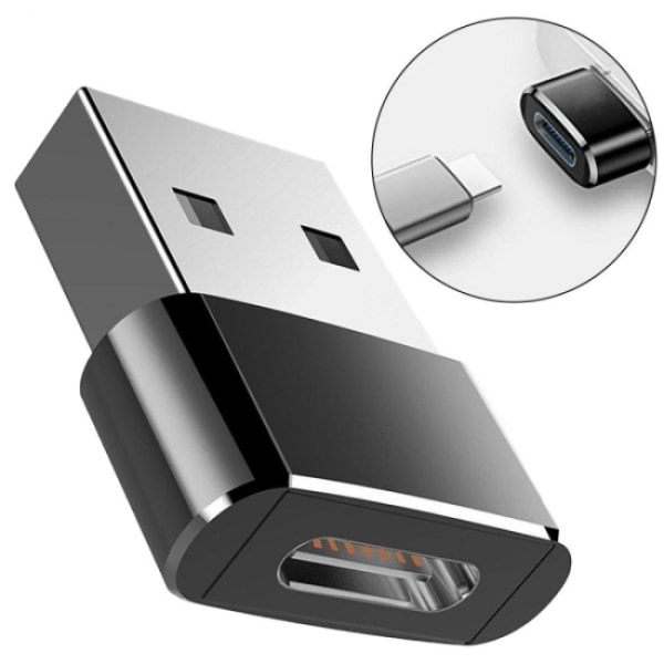 1 stk USB-adapter - USB Type A (hann) til USB-C (hunn) - USB 3.1