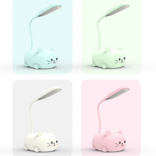Mini USB Kat Natlys LED Sød Dyr Læselampe Seng Øje Bil