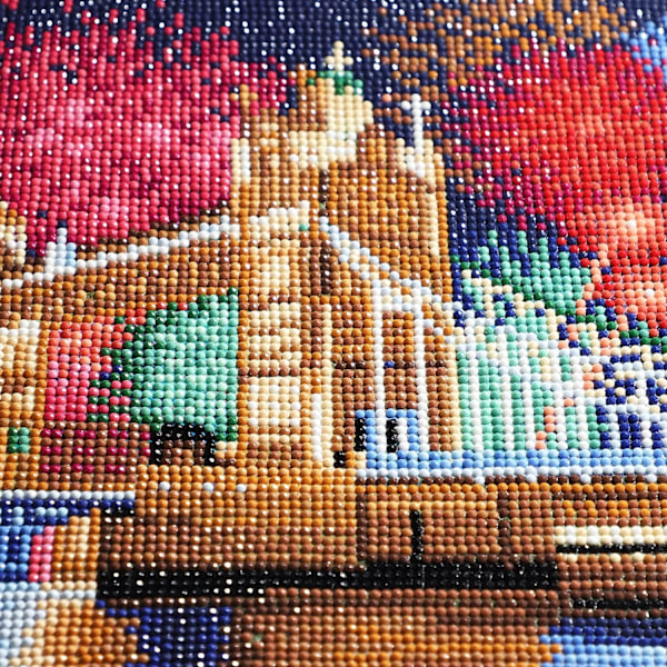 5D DIY Diamantmålningssatser, Målning efter siffror, Diamantbroderi
