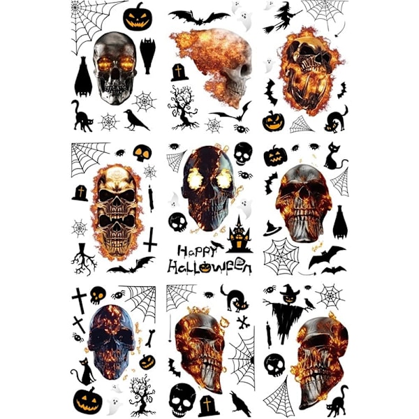 (1)Halloween Horror Stickers, Halloween Horror Car Sticker Car St