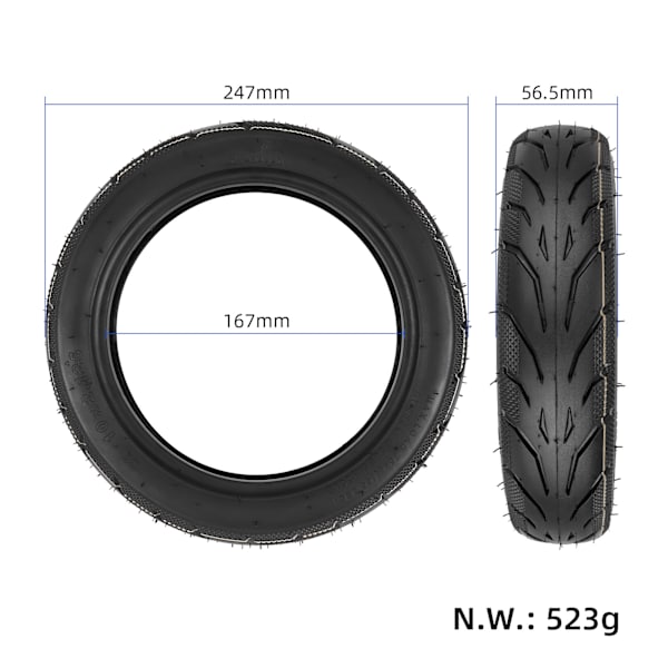 10*2.125 Sisä- ja ulkokumi Segway Ninebot F20F25 F30 F40 Elect