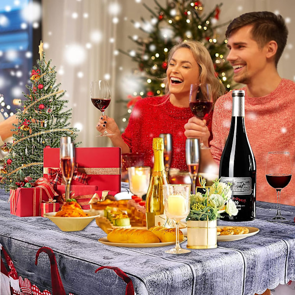 Rektangulär julbordsduk fläckbeständig julbordsduk