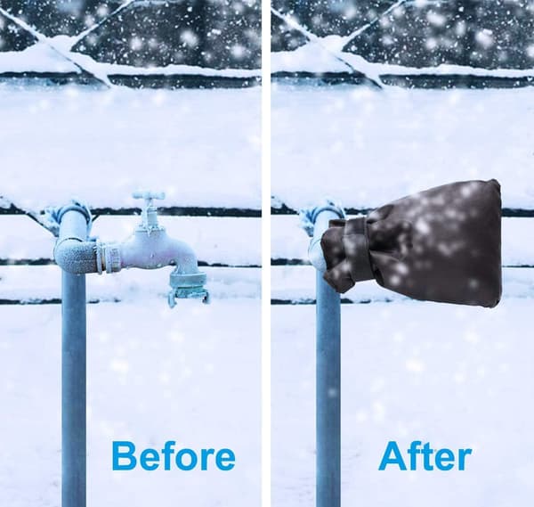 3 stk. Sort udendørs hanecover hanecover til vinter antifrys