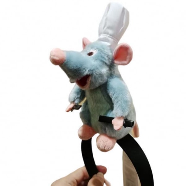 1pc Girls Women Cute Mouse Cartoon Animal Plush Headband Hallowee