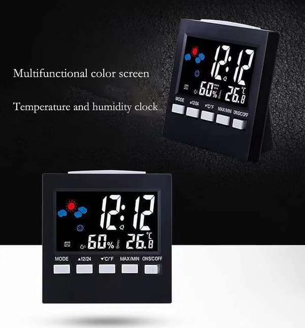 Termometer og hygrometer, indendørs og udendørs hygrometer termometer