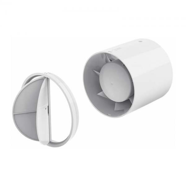 1 stk. Lydløs luftudtræk 12W Energieffektiv blandet flow kanalventilator