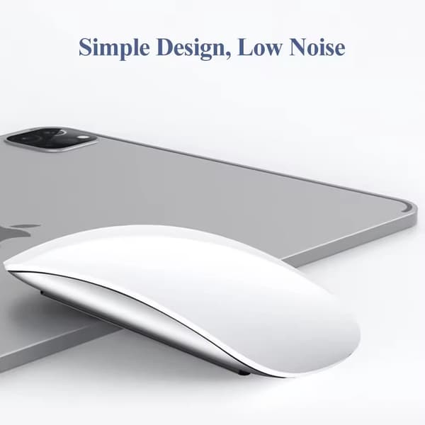 Langaton Bluetooth-kosketushiiri Macille/iPadille, 1600 DPI ladattava