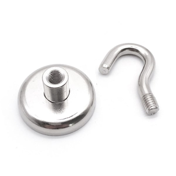 Neosmuk 10 stk. magnetiske kroge, 10 kg+ stærke magneter med køleskab H