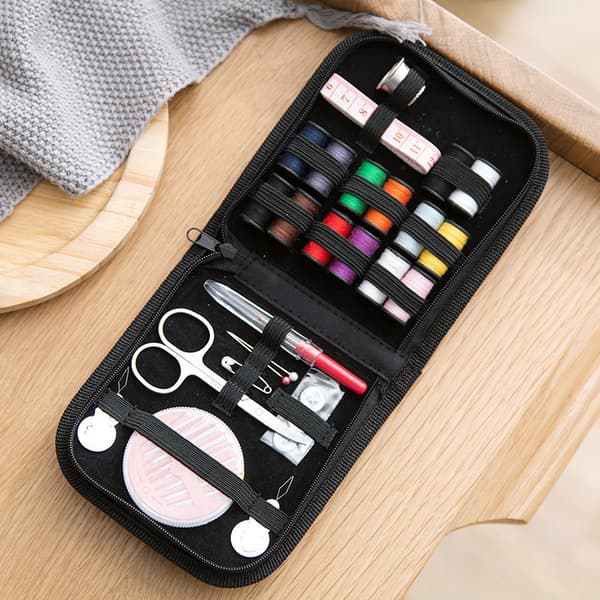 1 sett bærbare sysett Mini reise sysett DIY sysett Nee