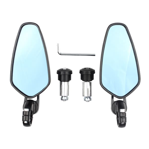 Universal 22mm Motorcykel Bakre Speglar Backspeglar CNC Back Vi