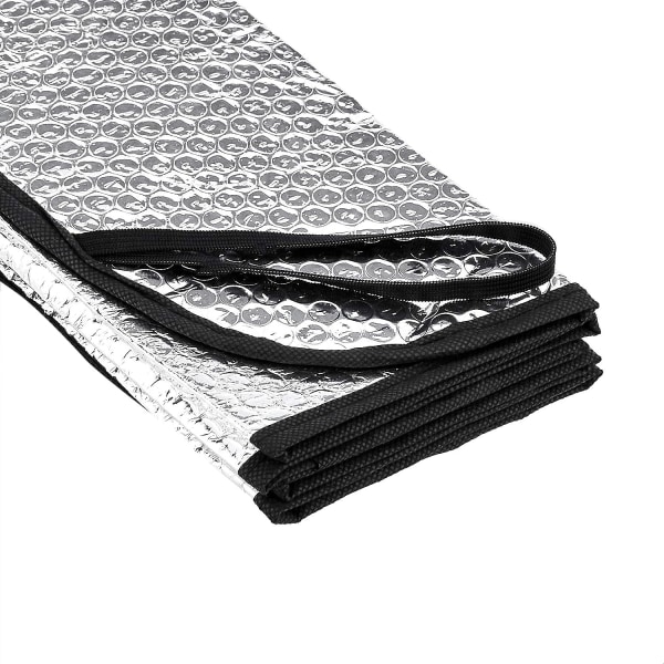 130 x 58,4 cm sammenleggbar frontrute solskjerm anti-UV solskjerm 2 mm tykk