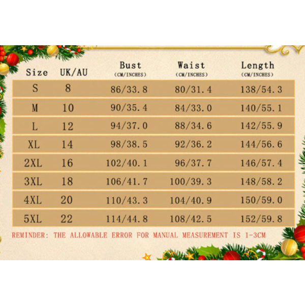 Jultomtens kläder Jultomtens kläder Plus Size, Damstorlek