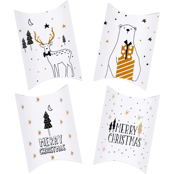 Julklappsaskar, 20 st julklappsaskar i kraftpapper