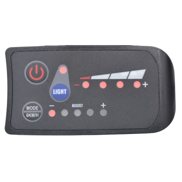 6pin S810 E-cykelmätare LED-display Ip65 36v Uart för elcykel