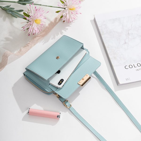 Etui til iPhone 13, iPhone 13 Flip Wallet [Magnetisk lås] [Glidelås