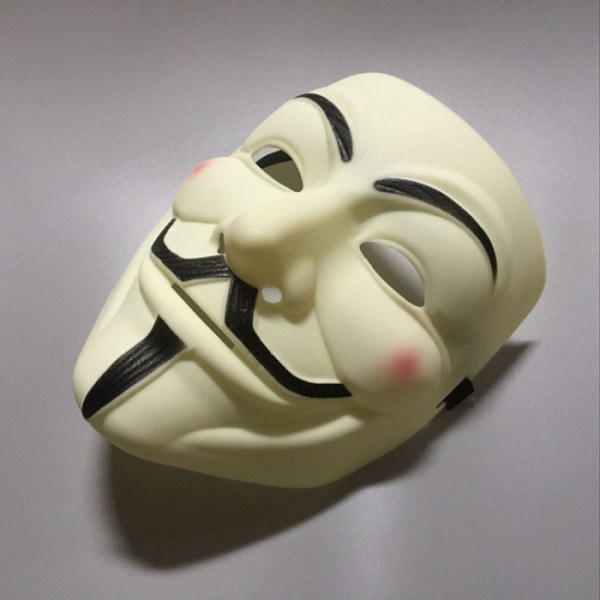 V for Vendetta Maske - Guy Fawkes Halloween 1-pak