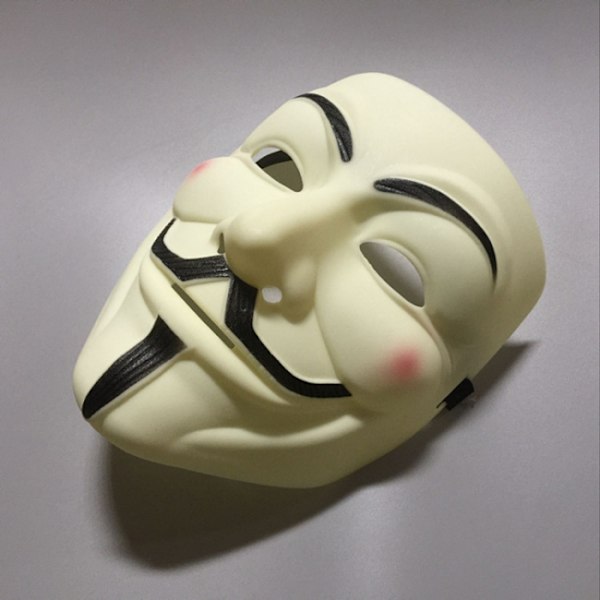 V for Vendetta -naamio - Guy Fawkes Halloween 1-pakkaus