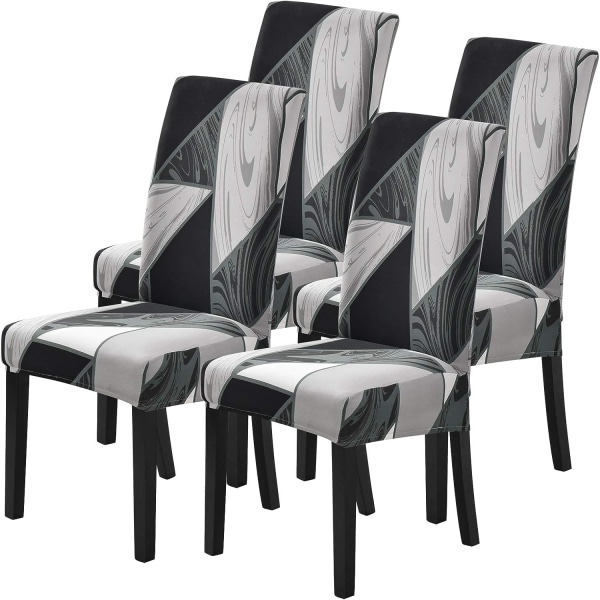 Matstol Slipcover Stretch 4 delar Universal Chair Cover Pri