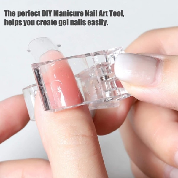 1 st nagelklipp för gelnaglar ABS Transparent