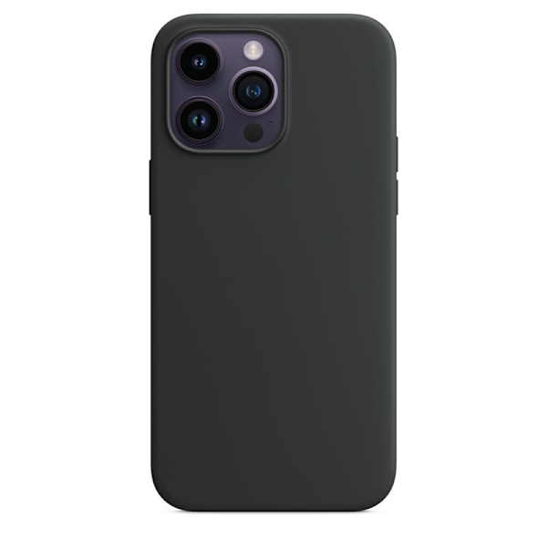 iPhone 13 mobiltelefon etui blødt TPU tyndt sort skindfølelse gummi