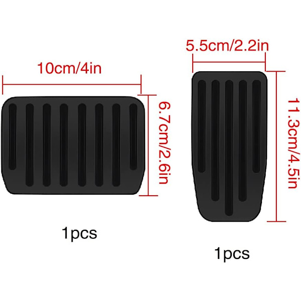 Model 3 Model Y Model S Model X Anti-Slip Pedal Cover, Accelerato