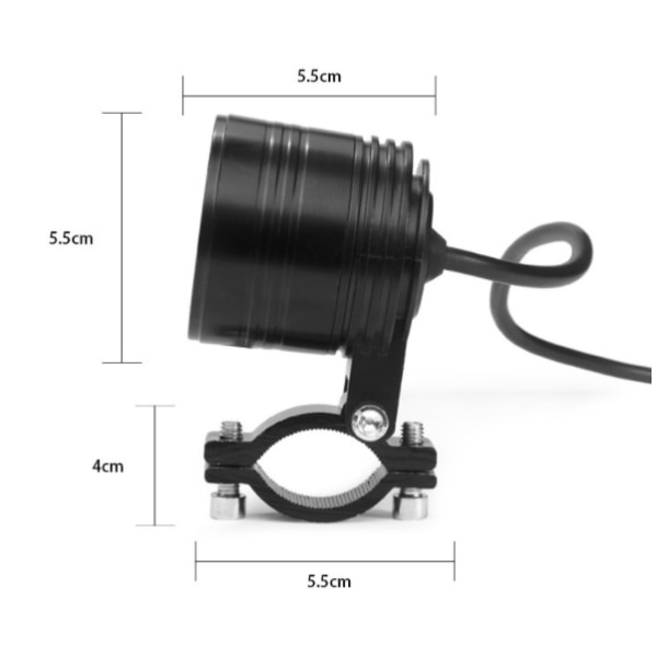 Ekstra LED-frontlykter for motorsykkel, frontlykter
