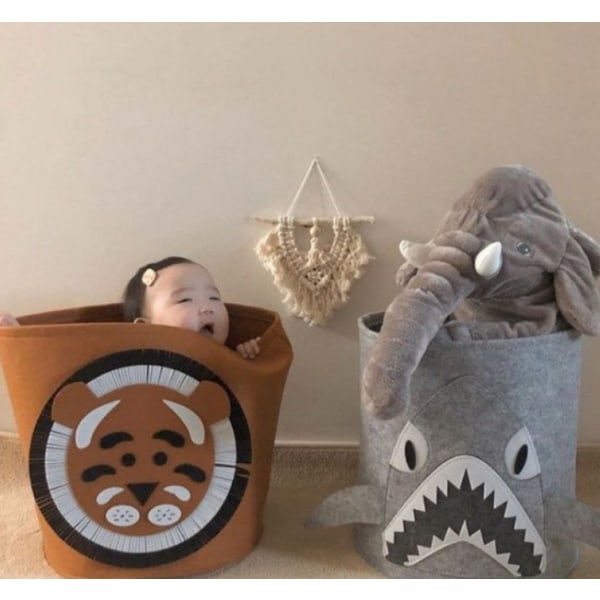 1 stk. Cartoon Toy Storage ikke-vævet opbevaringsboks tøj legetøj organi