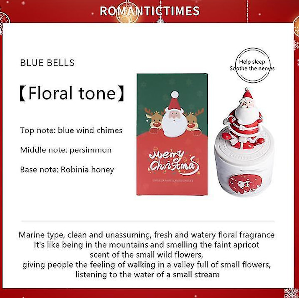 Kvinners juleduftende stearinlys gave, aromaterapistearinlys for hjemmet