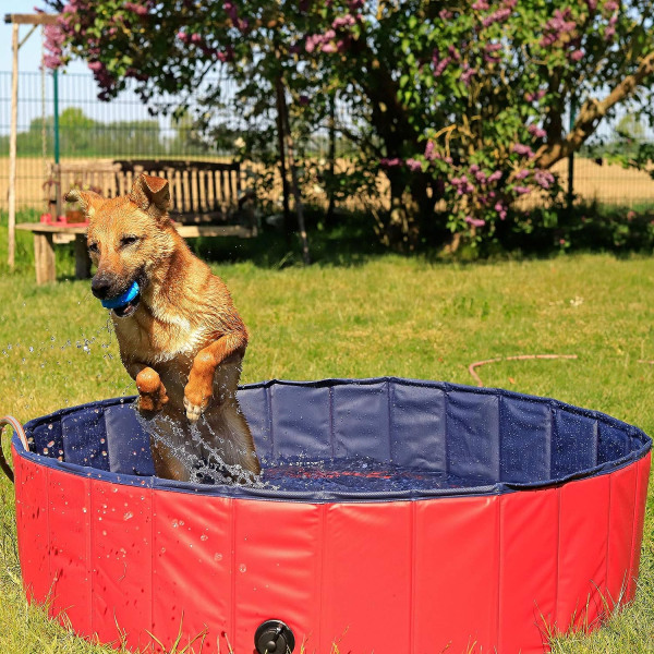 Collapsible PVC dog pool dog basin (S) Ø 80x20 cm