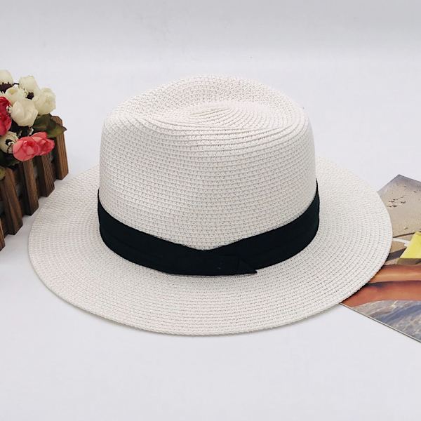 Dam Panama Hatt Sommar Solhatt Halmhatt Strandhatt Anti-UV