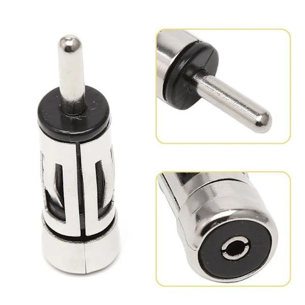2 kpl Auton Radio Stereo Iso Din Antenni Maston Ada