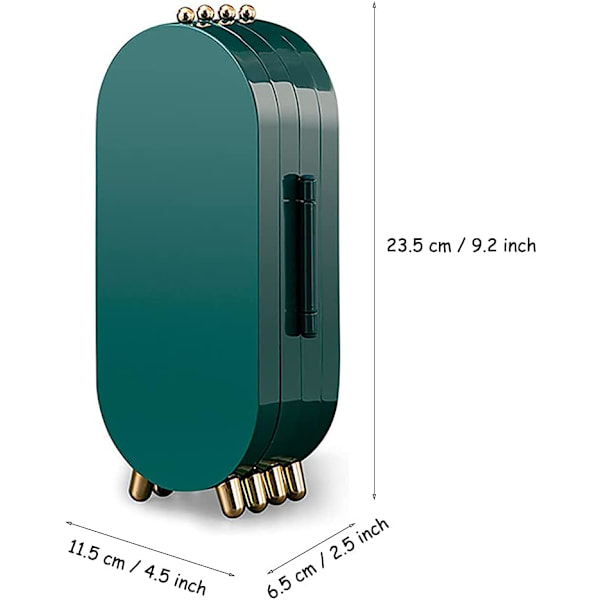 Foldbar Smykkekabinet til Kvinder (Grøn)