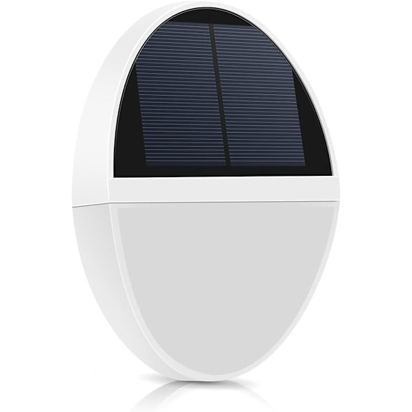 Solcellsladdad utomhuslampa, LED solcells rörelsesensor vägglampa,