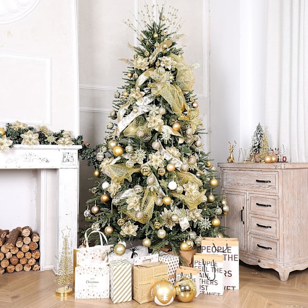 1 st julgranskulor krossäkra juldekorationer för Chri