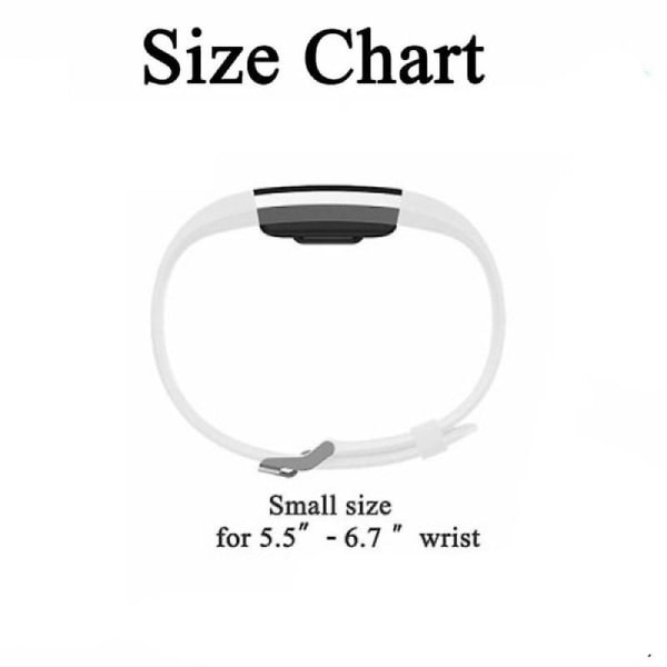 3 stk. erstatningsreimer for Fitbit Charge 2-reim, for kvinner/menn
