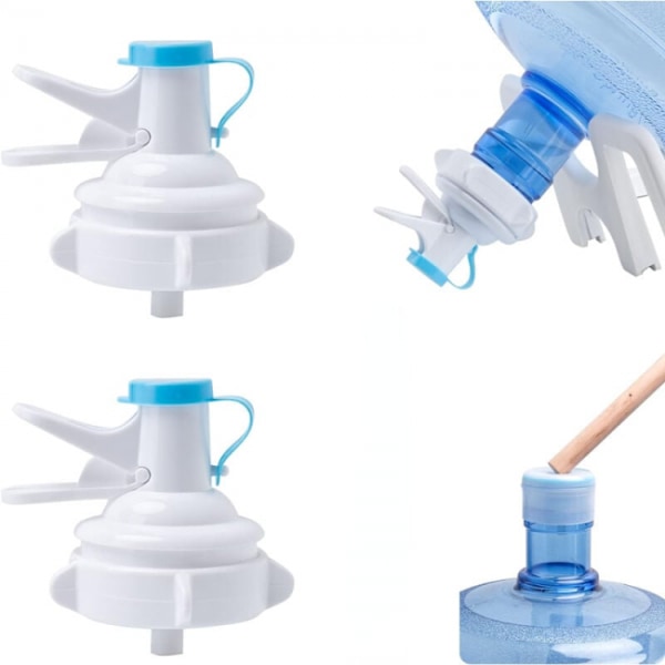 2-pack vattenutmatningsventil, tanktyp återanvändbar plast Fa