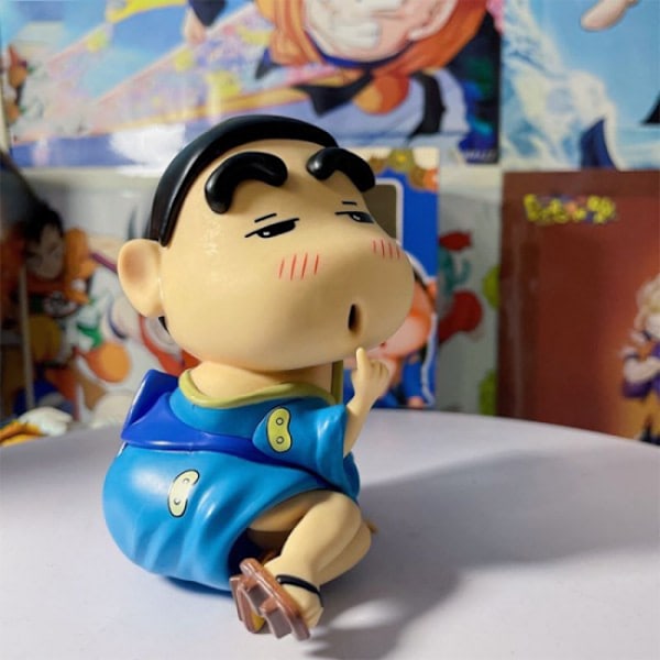 1:a Shin-Chan tecknad animefigur blå