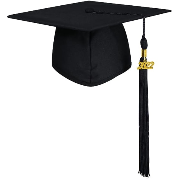 GraduationMall Adult Graduate Hat med vedhæng 2022, Unisex High